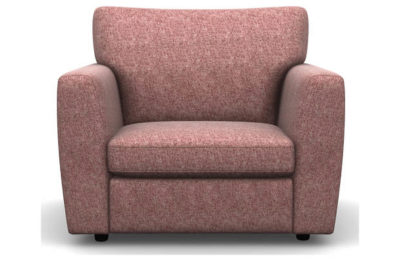 Heart of House Lucas Tweed Fabric Chair - Pink